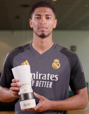 Denise Bellingham son Jude Bellingham won the LaLiga Player of the Year award after he played a pivotal part in winning their 36th league title